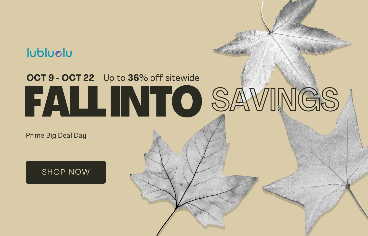 lubluelu autumn prime day promotion is here!