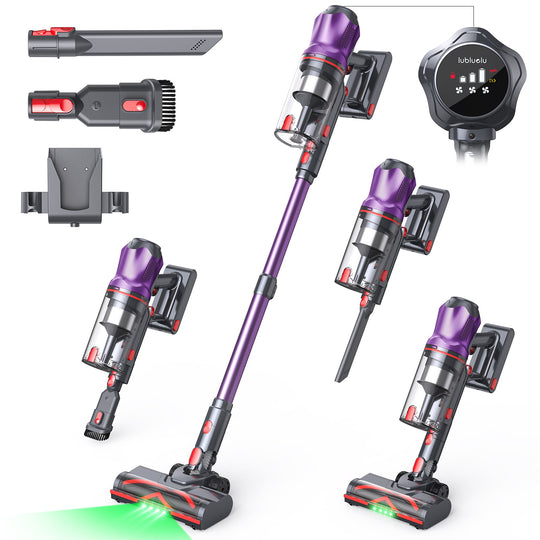 lubluelu G20-Aspirateur sans fil autoportant avec une puissante aspiration de 150 AW