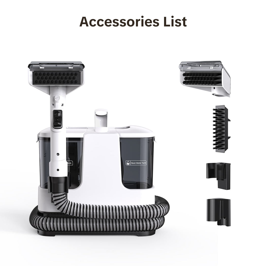 Limpiador profundo portátil para alfombras y tapicería lubluelu V5