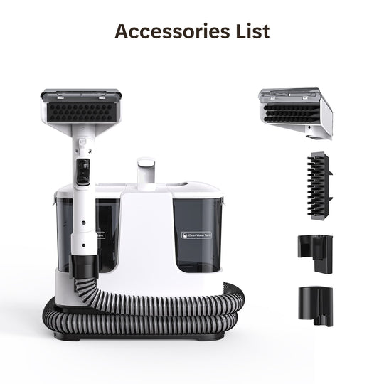 Limpiador profundo portátil para alfombras y tapicería lubluelu V5