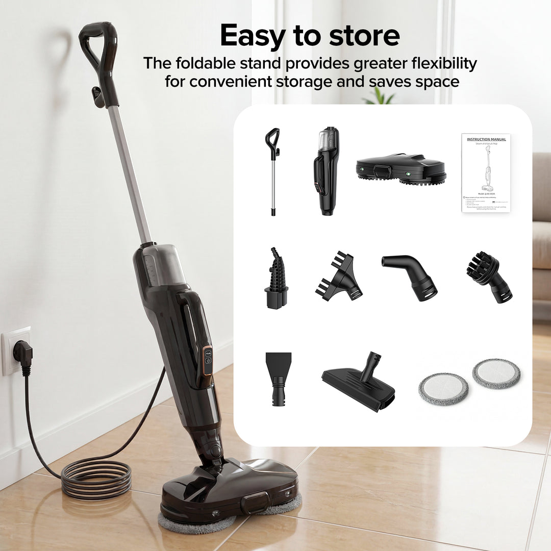 lubluelu Multifunctionele stoommop met geavanceerde vloerverzorging