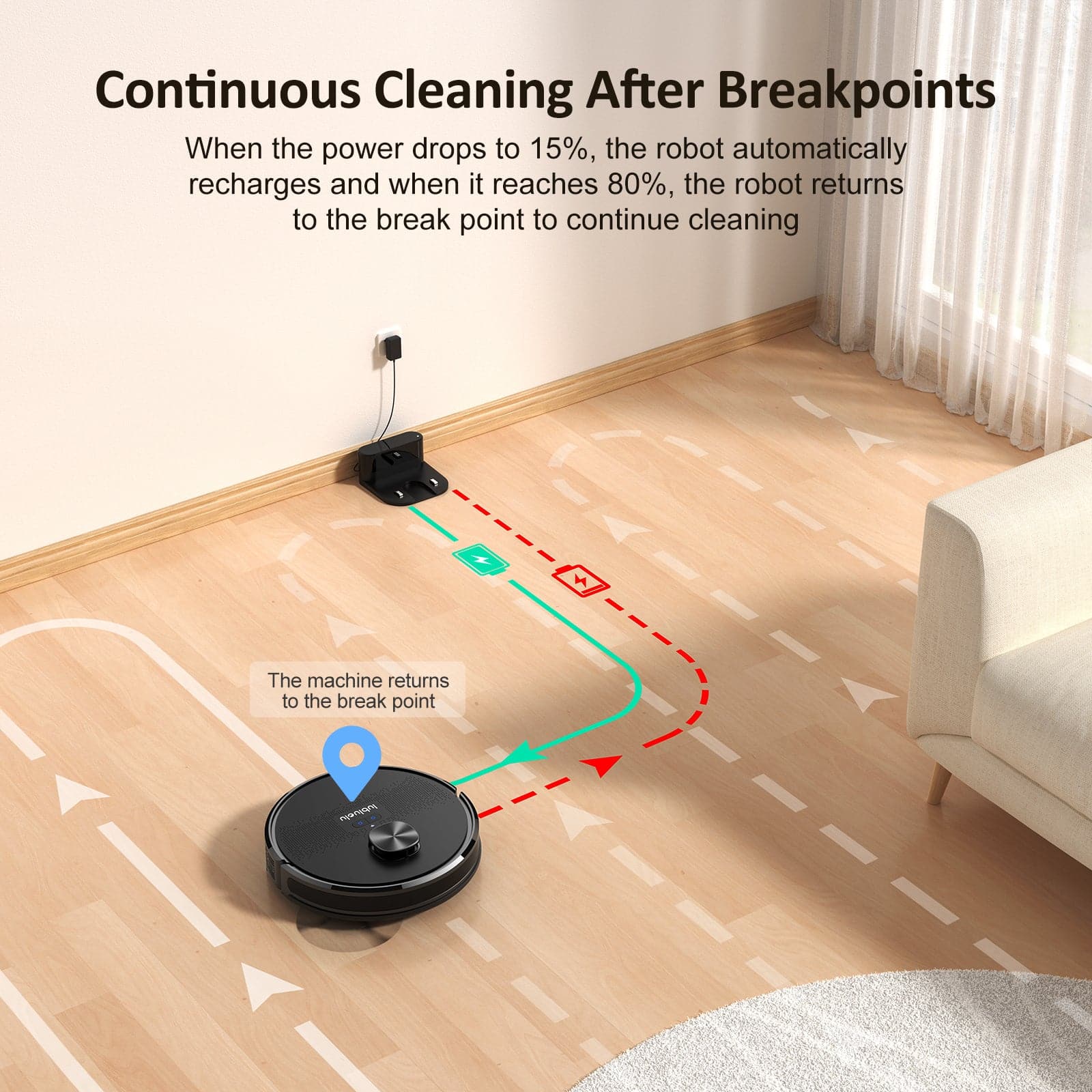 Multi room best sale robot vacuum