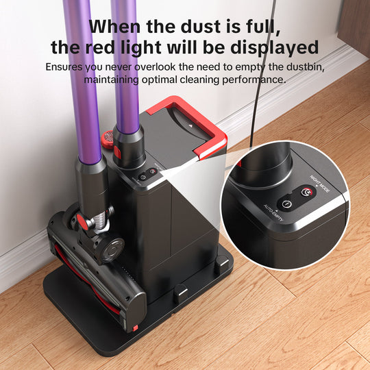 lubluelu X1000 Akku-Staubsauger mit 2,5L Selbstentleerende Staubstation