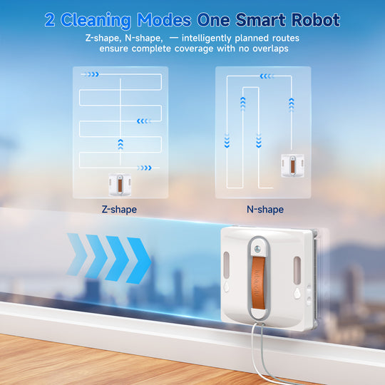 Robot nettoyeur de vitres intelligent lubluelu CHYW201