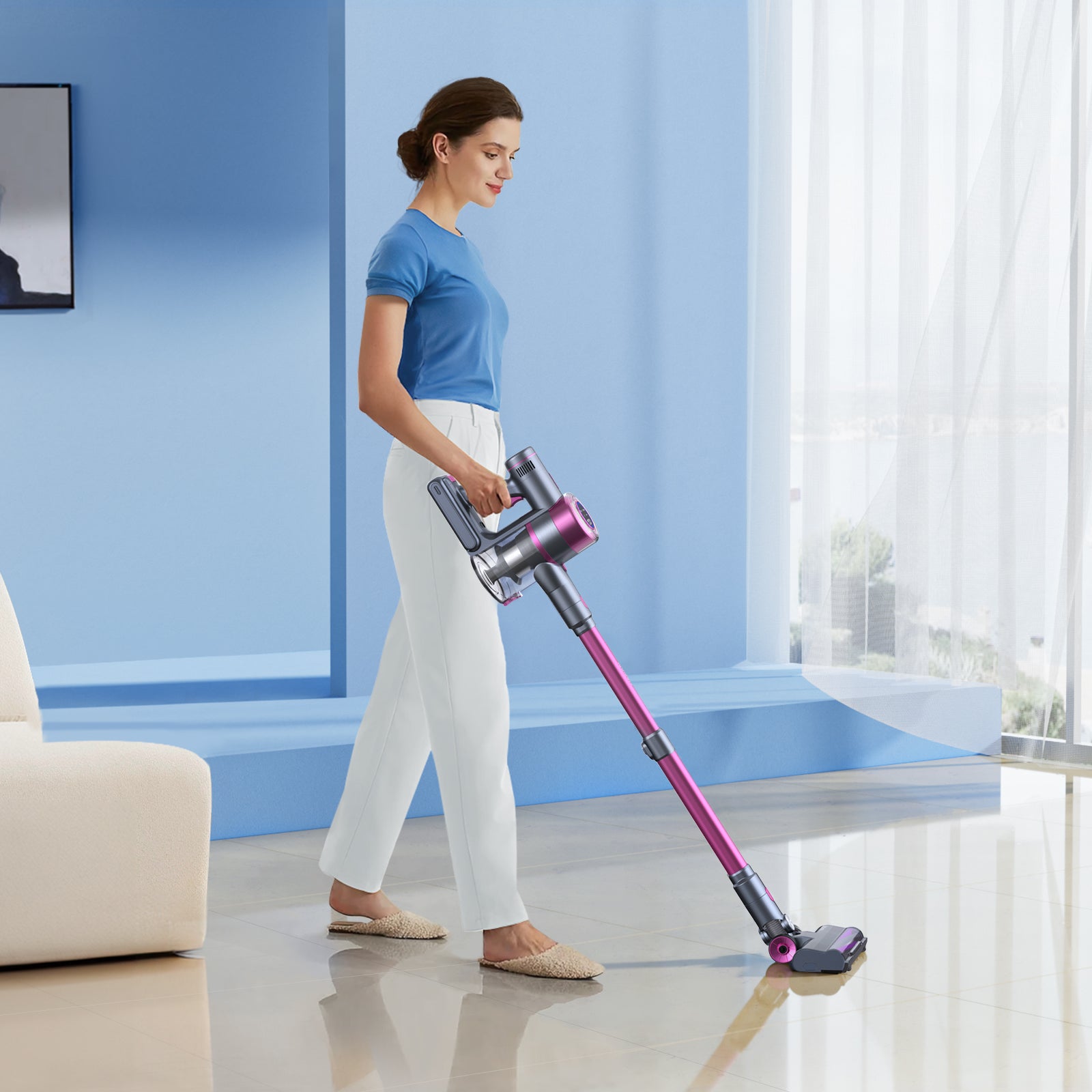 Dyson V6 Motorhead Fuschia deals Stick Cordless Vacuum Cleaner - No Charger/Battery