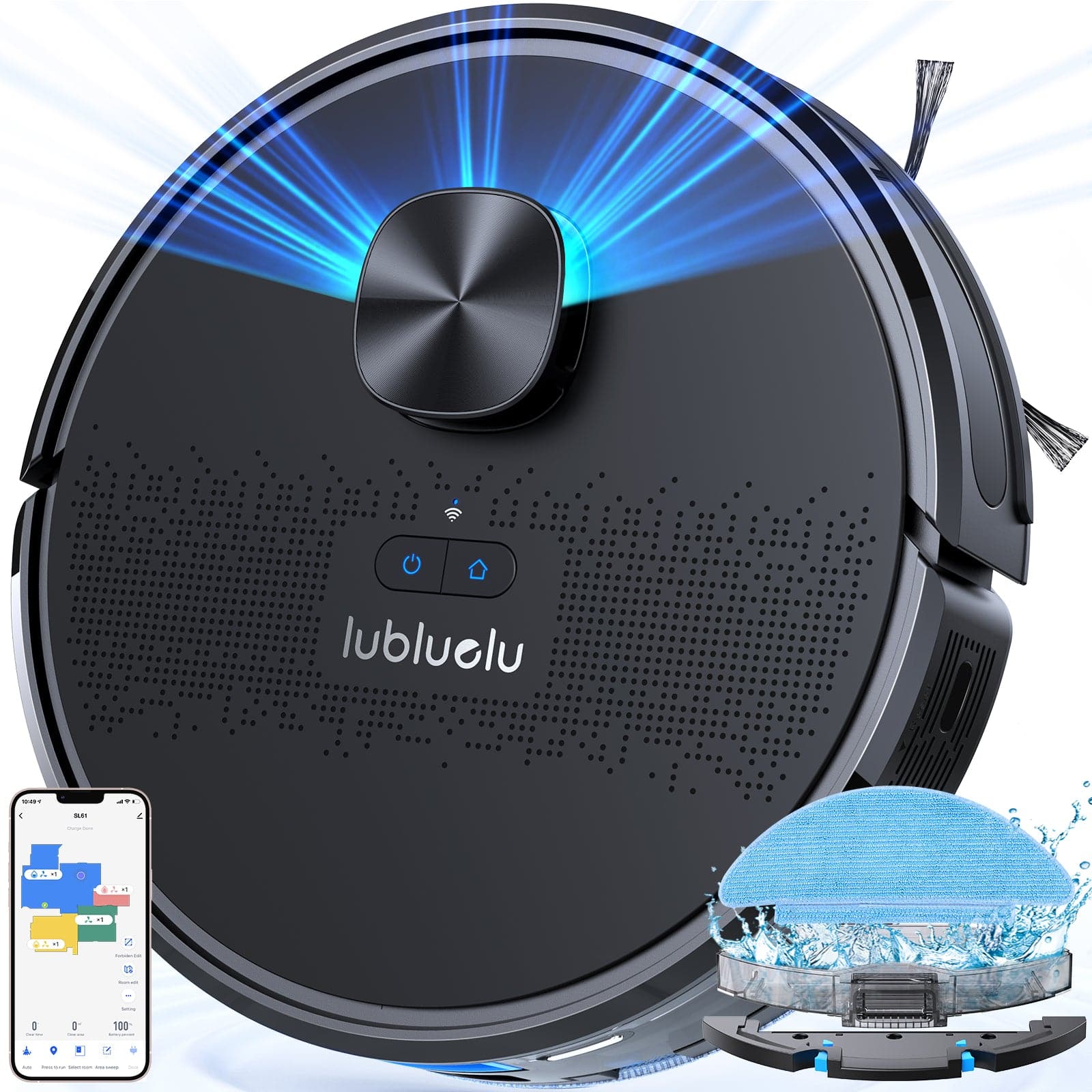 lubluelu SL60D robotic vacuum unboxing, created by @just_play_jp 