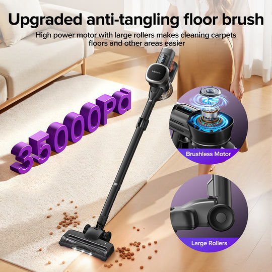 lubluelu 206 - Foldable Flexible Tube Cordless Vacuum Cleaner with powerful suction 35KPa