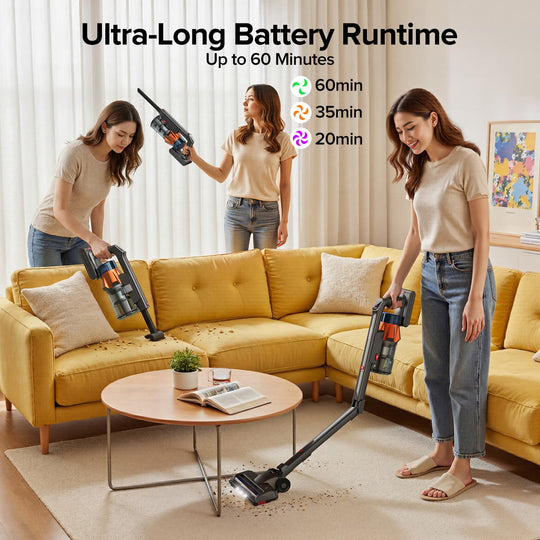 lubluelu G30 - Aspirapolvere senza fili a bastone