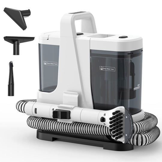 Lubluelu V9 Aparat portabil de curățat tapițerie și pete - Moduri rece, cald și abur