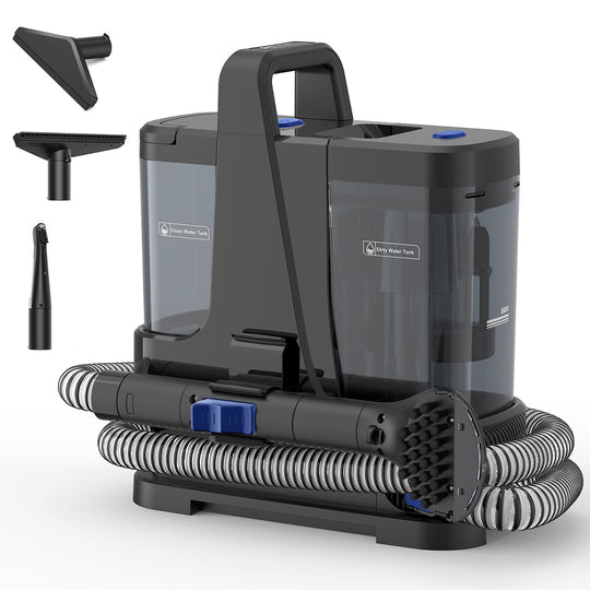 Lubluelu V9 Aparat portabil de curățat tapițerie și pete - Moduri rece, cald și abur