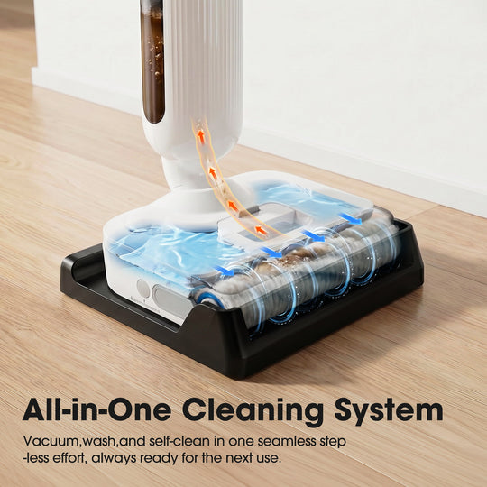 lubluelu T9 Wet & Dry Vacuum with 180° Lay-Flat Reach