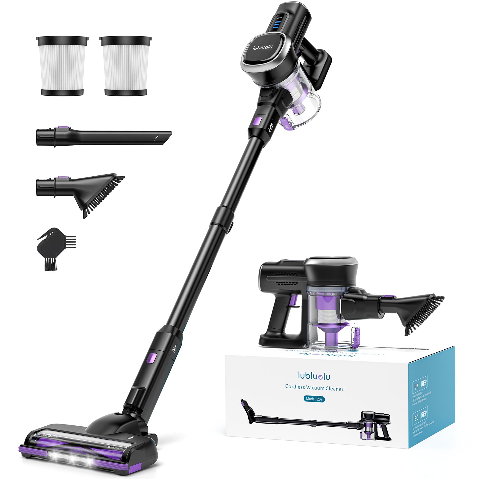 Lubluolu 202cordless vacuum cleaner 