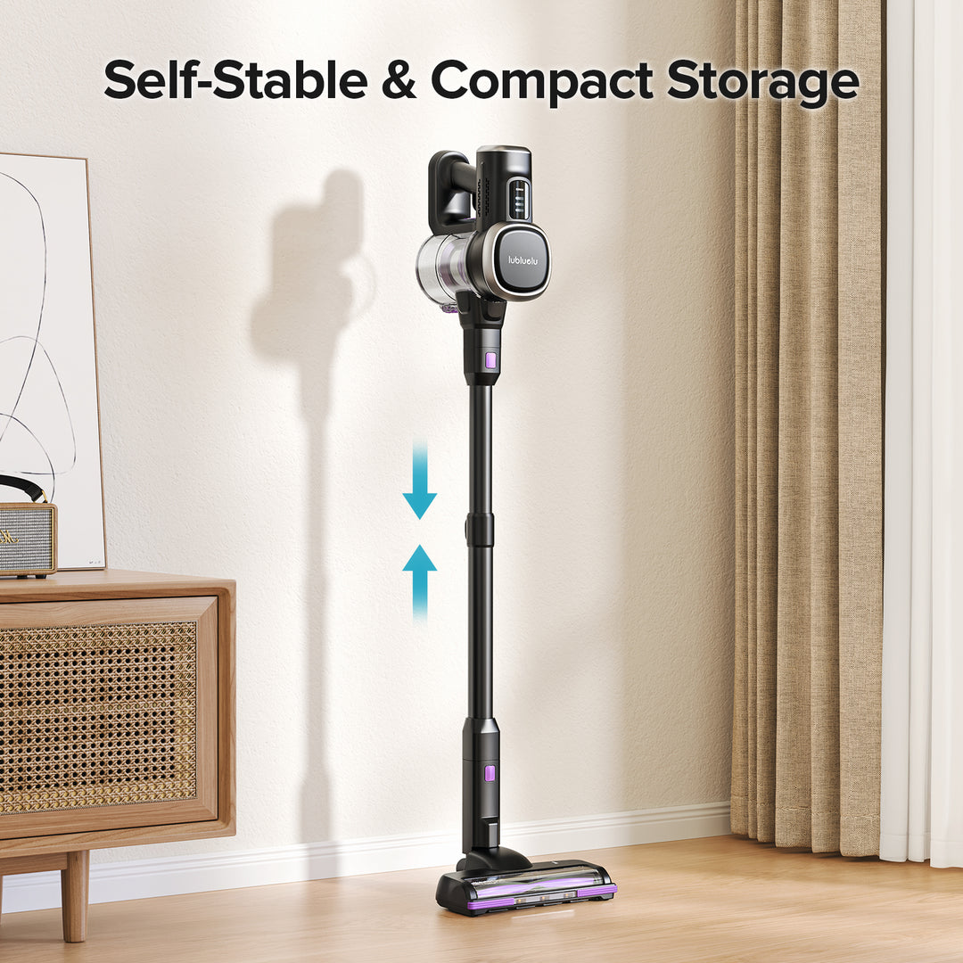 lubluelu 202 - Self-Standing Cordless Vacuum Cleaner with powerful suction  25KPa
