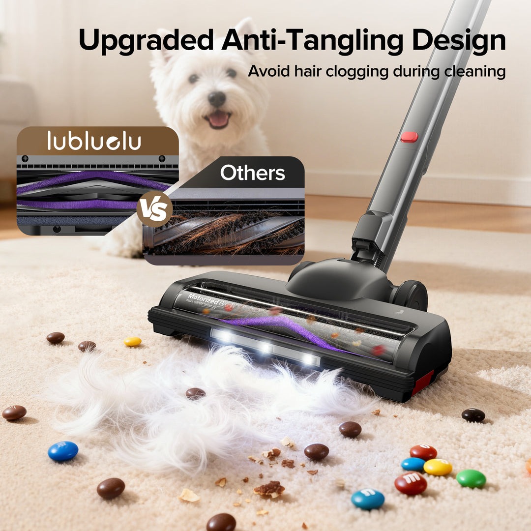 lubluelu G30 - Aspirapolvere senza fili a bastone