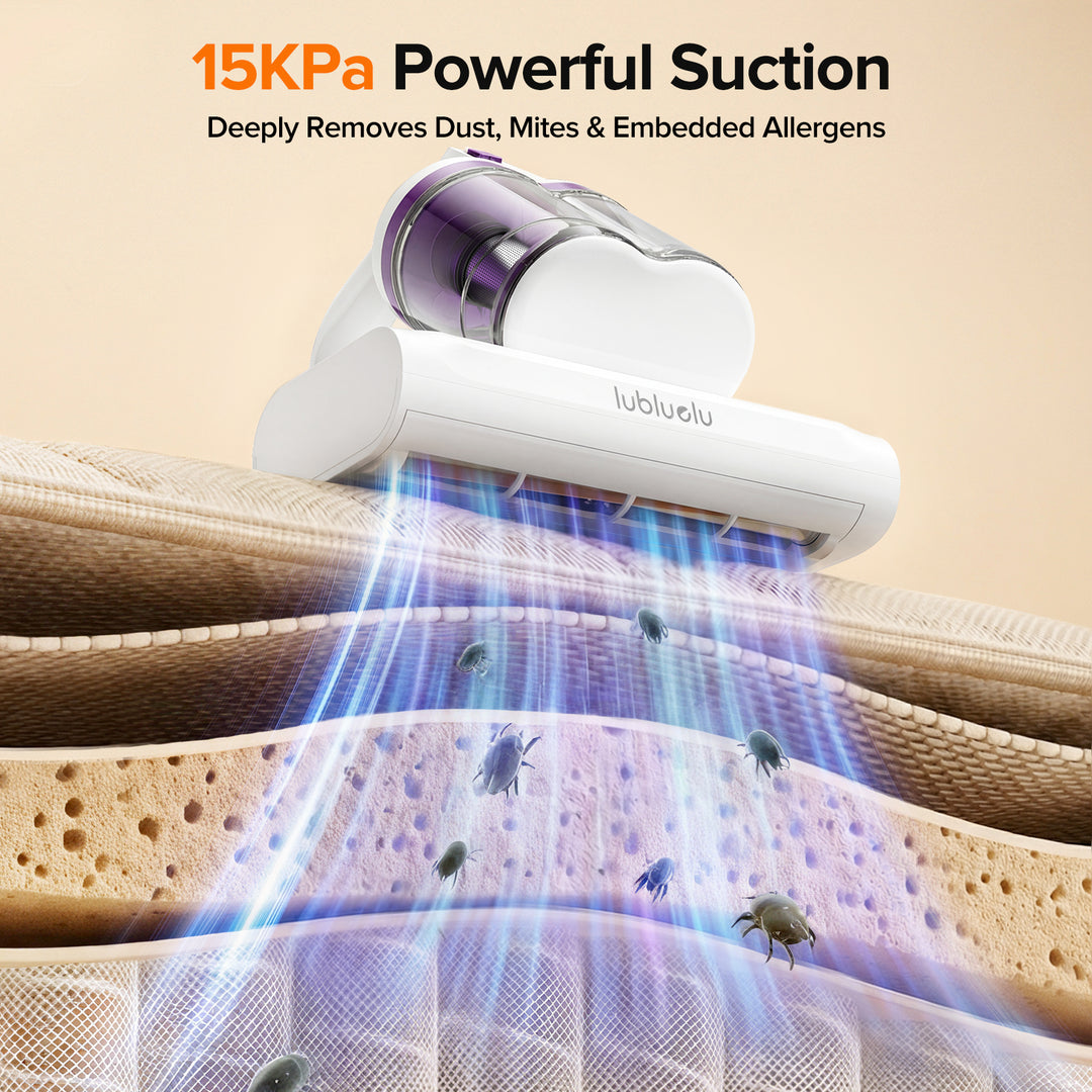 Aspirateur de matelas anti-acariens UV lubluelu CM208