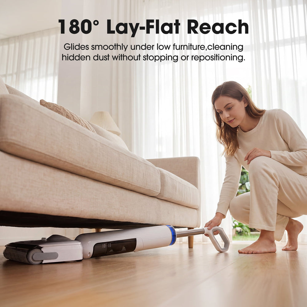 lubluelu T9 Wet & Dry Vacuum with 180° Lay-Flat Reach
