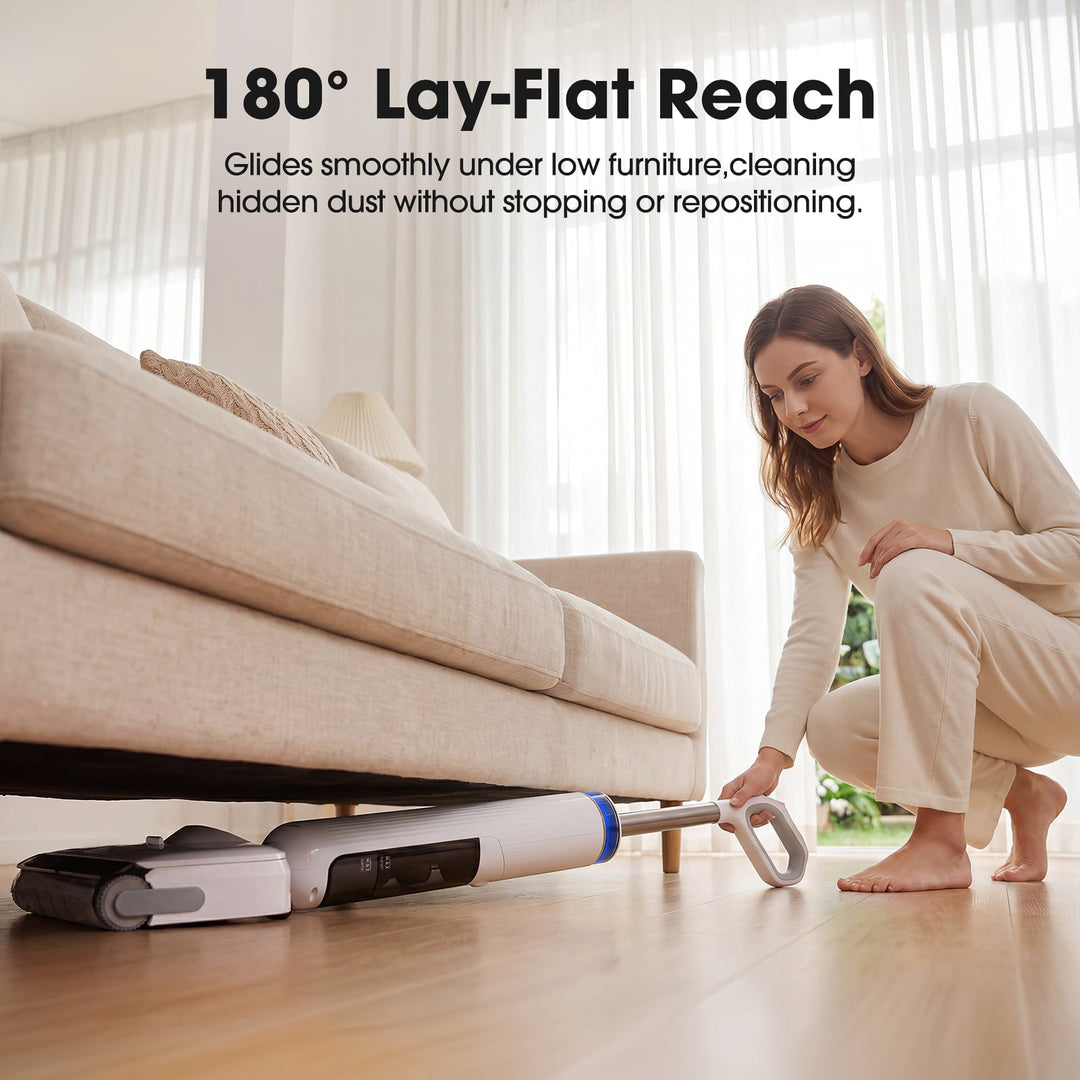 lubluelu T9 Wet & Dry Vacuum with 180° Lay-Flat Reach