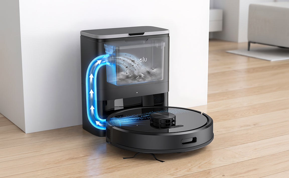 lubluelu SL60 Max+ Robot Vacuum with 2.5L Automatic Suction Station