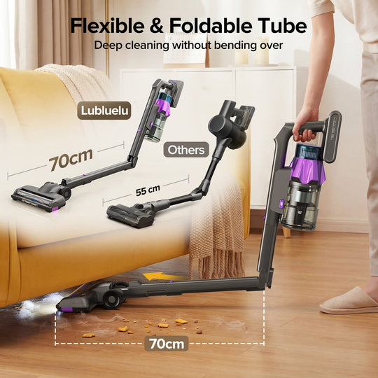 lubluelu G30 - 90° Foldable Cordless Stick Vacuum