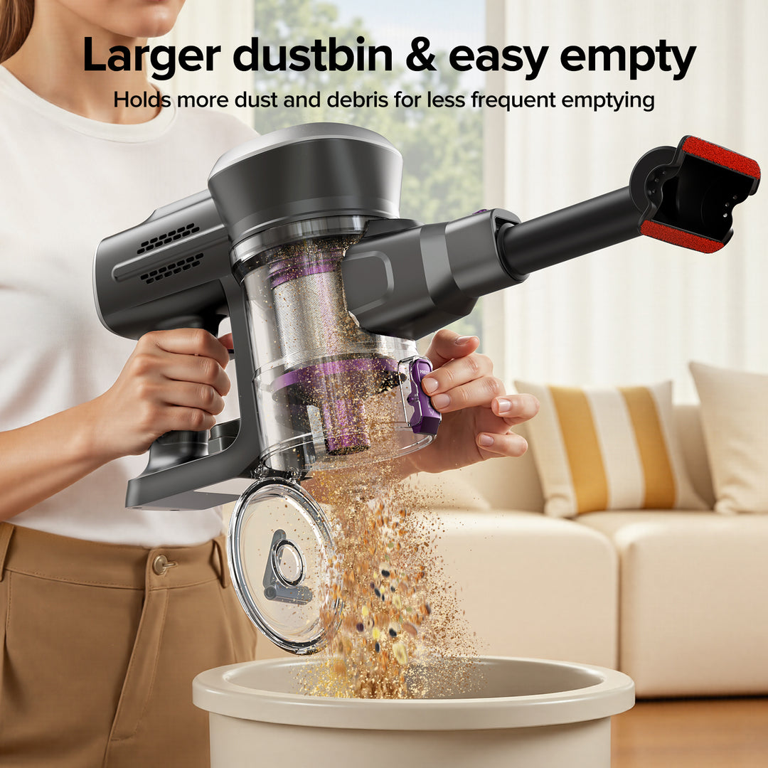 lubluelu 206 - Foldable Flexible Tube Cordless Vacuum Cleaner with powerful suction 35KPa