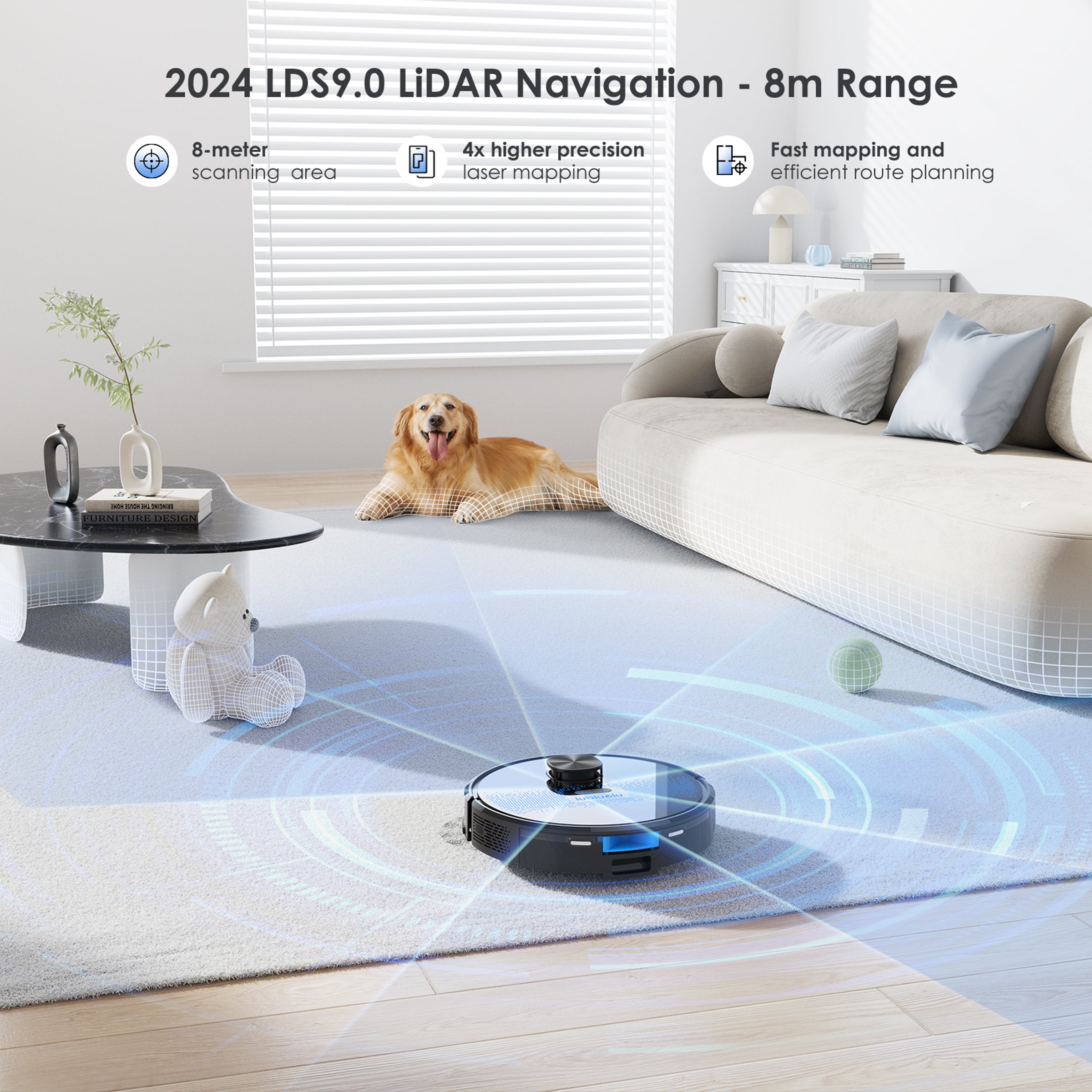 lubluelu SL60 Plus - SL60D Robot Vacuum with 2.5L Automatic Suction Station