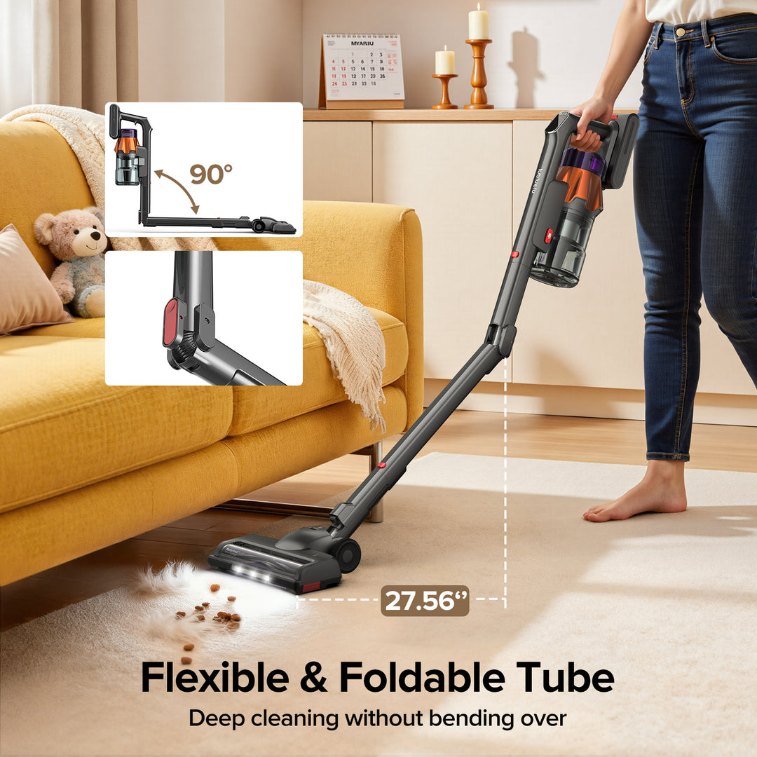 lubluelu G30 - Aspirapolvere senza fili a bastone