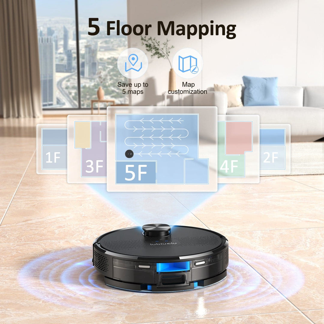 Buy Lubluelu Robot Vacuum Cleaner with Mop 3500Pa, 3 In 1 Robotic
