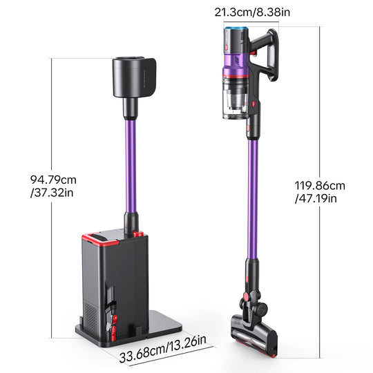 lubluelu X1000 Akku-Staubsauger mit 2,5L Selbstentleerende Staubstation