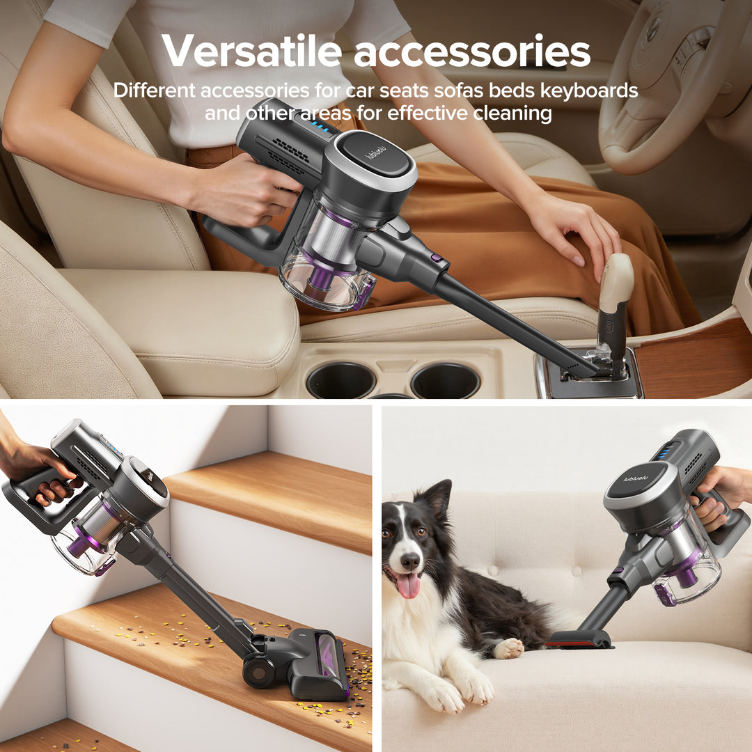lubluelu 206 - Foldable Flexible Tube Cordless Vacuum Cleaner with powerful suction 35KPa