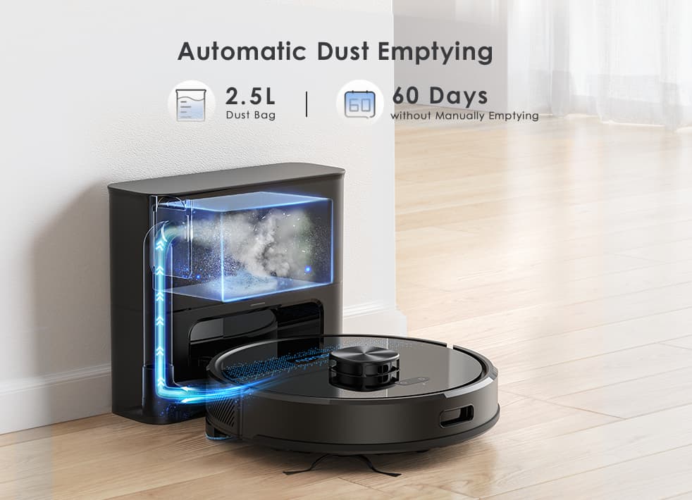 lubluelu SL60 Max - SL60D Robot Vacuum with 2.5L Automatic Suction