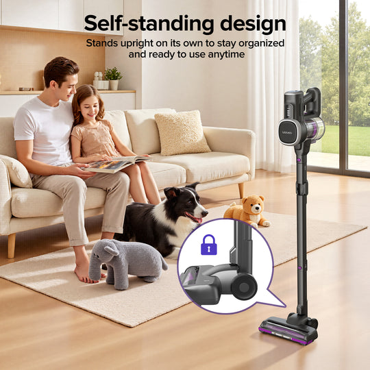 lubluelu 206 - Foldable Flexible Tube Cordless Vacuum Cleaner with powerful suction 35KPa