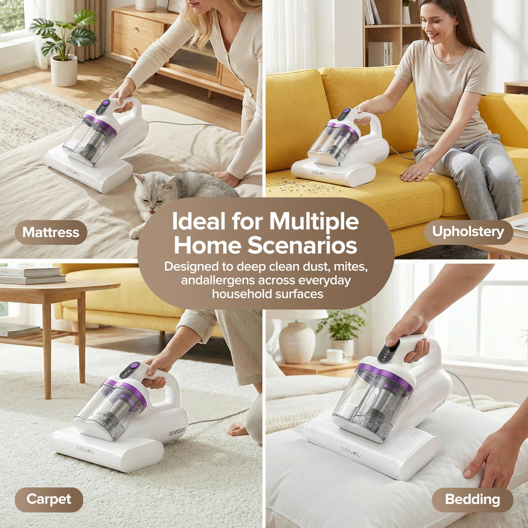 Aspirateur de matelas anti-acariens UV lubluelu CM208