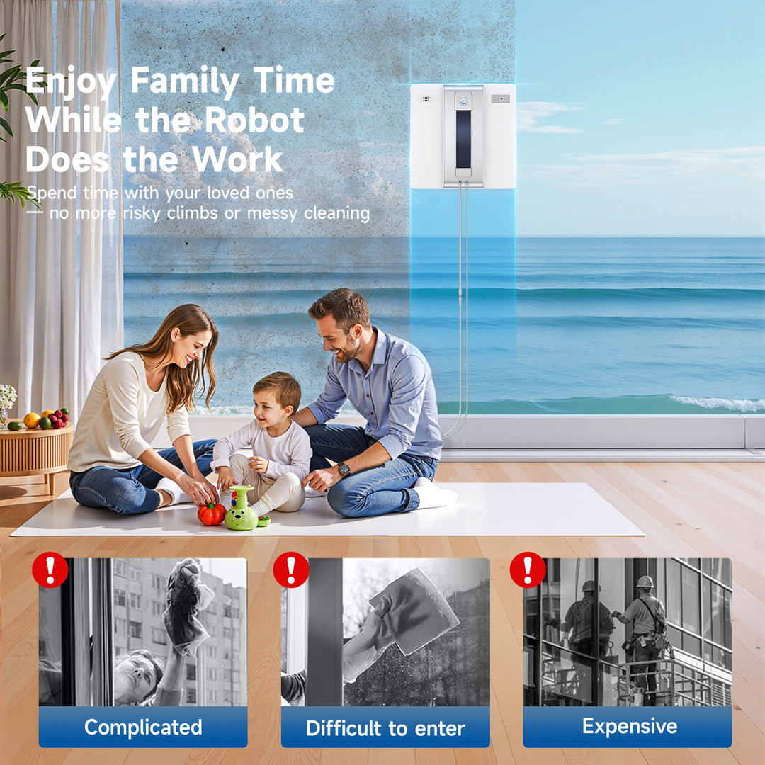 lubluelu CHYW200 robot inteligente para limpieza de ventanas