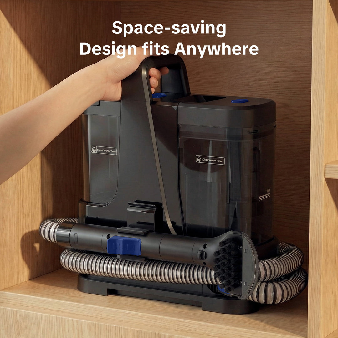 Lubluelu V9 Aparat portabil de curățat tapițerie și pete - Moduri rece, cald și abur