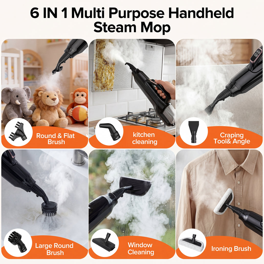 lubluelu Multifunctionele stoommop met geavanceerde vloerverzorging