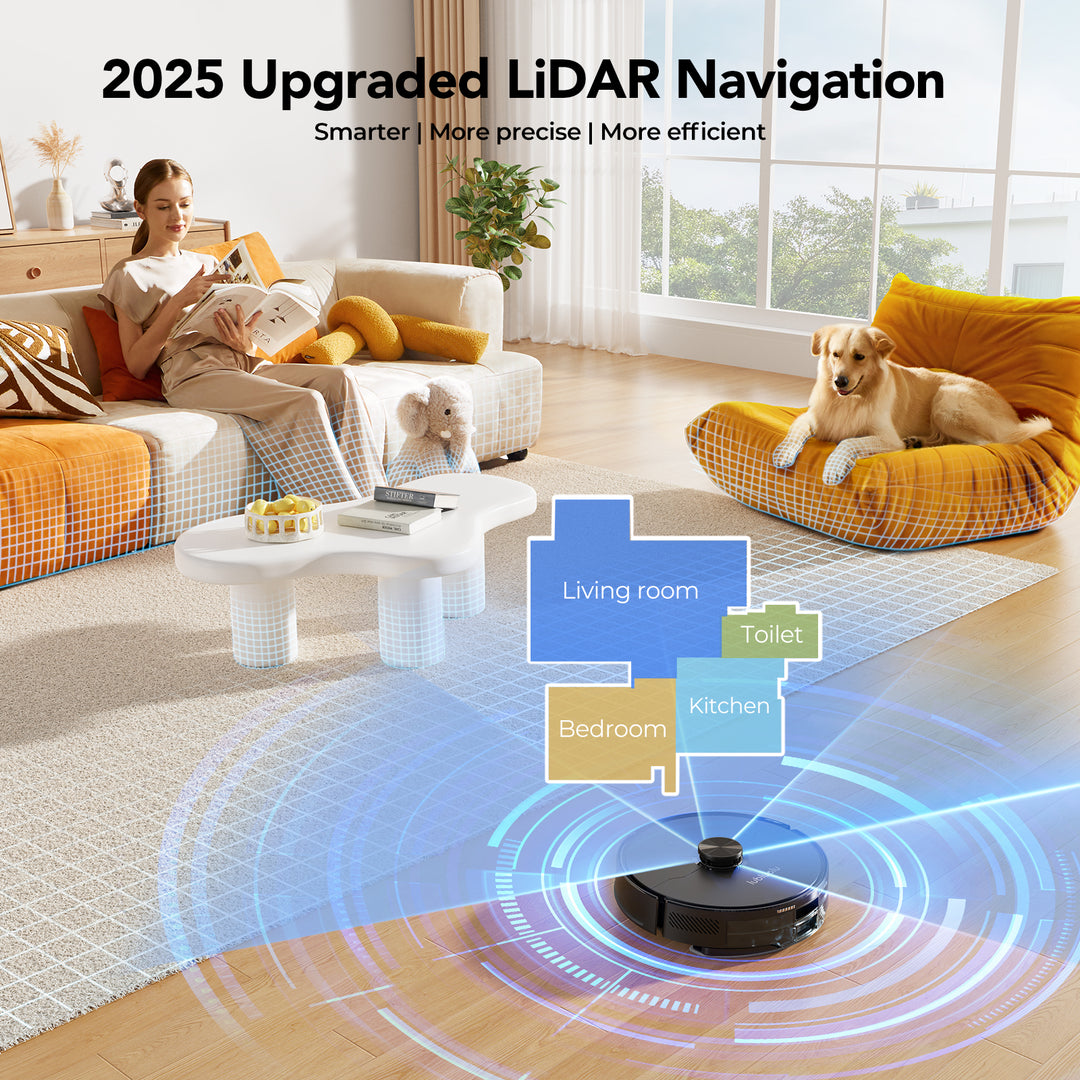 2025 Upgraded LiDAR Navigation
Smarter | More precise | More efficient