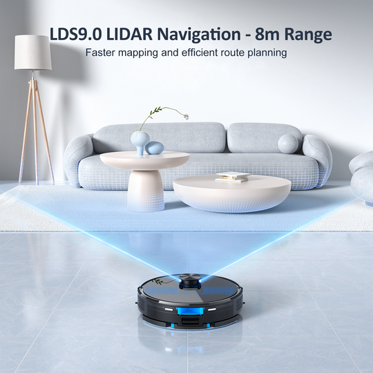 lubluelu SL60D 4000Pa Aspirapolvere robotico con navigazione LIDAR