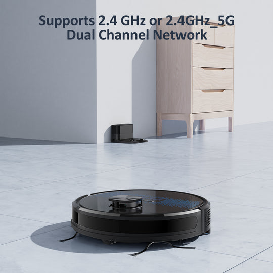 lubluelu SL60D 4000Pa Aspirapolvere robotico con navigazione LIDAR