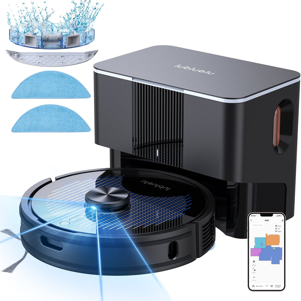 lubluelu A9 - LDS9.0 LiDAR Navigation Robotic Vacuum Cleaner